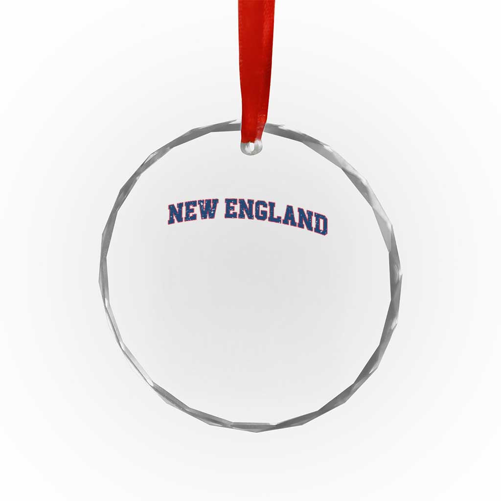 New England Fan Crystal Glass Ornament Vintage Athletic Sports Game Day TS11 Print Your Wear