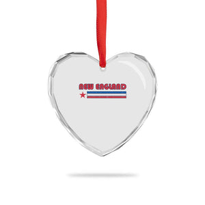 New England Fan Heart Crystal Glass Ornament Vintage Athletic Sports Star And Stripes TS11 Print Your Wear