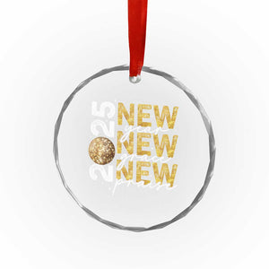 New Year New Grace New Praise 2025 Crystal Glass Ornament TS11 Print Your Wear