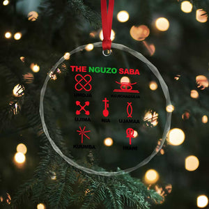 Nguzo Saba Seven Principles Of Kwanzaa Celebration Gift Crystal Glass Ornament TS12 Print Your Wear
