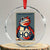 No Hope Without Hop Crystal Glass Ornament Ribbit Resist Repeat Resistance Frog Protest Pop Art Graphic - Print Your Wear