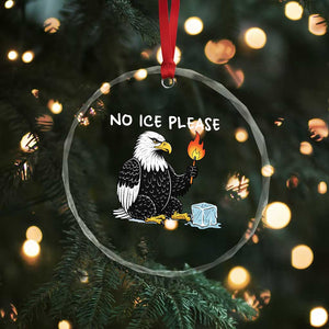 No Ice Please Crystal Glass Ornament Funny American Eagle Social Justice Gift TS12 Print Your Wear