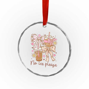 No Ice Please Crystal Glass Ornament Funny Coffee Lover Pro Immigration Political TS11 Print Your Wear