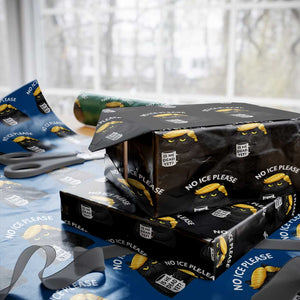 No ICE Protest Wrapping Paper Roll Is He Dead Yet Black Cat Meme TS10 Black Print Your Wear