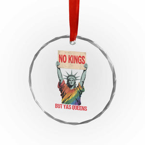 No Kings But Yas Queens Crystal Glass Ornament Statue Of Liberty LGBTQ Pride Ally Pride TS11 Print Your Wear