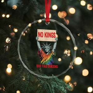 No Kings But Yas Queens Crystal Glass Ornament Statue Of Liberty LGBTQ Pride Ally Pride TS11 Print Your Wear