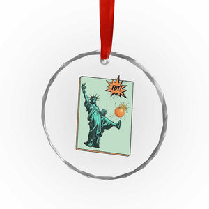 No Kings Crystal Glass Ornament Statue of Liberty Political Protest TS14 Print Your Wear