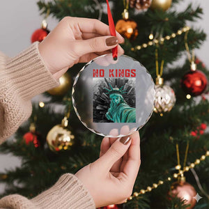 No Kings Crystal Glass Ornament Statue of Liberty Selfie Freedom TS14 Print Your Wear