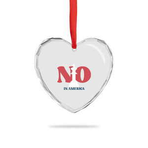 No Kings In America Chess Heart Crystal Glass Ornament White King TS02 Print Your Wear