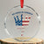 No Kings In America Crystal Glass Ornament Dripping Crown - Print Your Wear