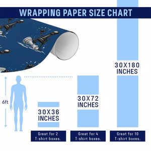 No Kings Wrapping Paper Roll America Protest Chess Rejecting Kings TS11 Print Your Wear