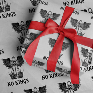 No Kings Wrapping Paper Roll St Michael Archangel Victory Over Tyranny TS12 White Print Your Wear