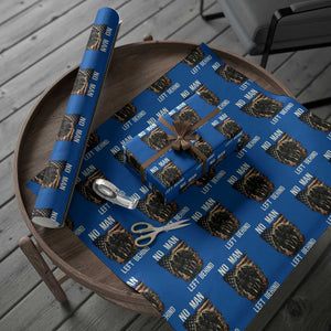 No Man Left Behind Soldiers Brotherhood Wrapping Paper Roll American Flag US Military TS02 Blue Print Your Wear