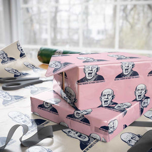 No One Wants To Fight For Israel Wrapping Paper Roll Marine Veteran America First Anti War TS14 Light Pink Print Your Wear