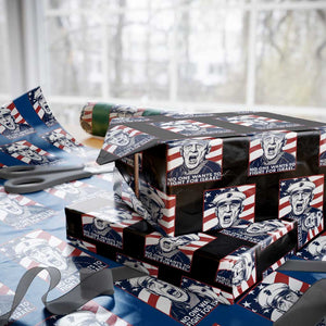 No One Wants To Fight For Israel Wrapping Paper Roll US Marine Veteran Anti War TS14 Black Print Your Wear
