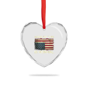 None of This Is Normal Heart Crystal Glass Ornament Retro Upside Down American Flag TS10 Print Your Wear