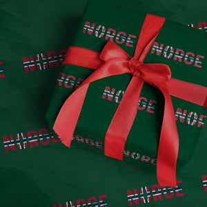 Norge Flag Norway Wrapping Paper Roll Norwegian Home Love Family