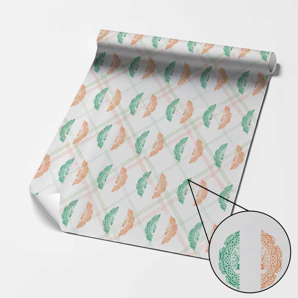 Norse Gaels Viking Yggdrasil Awe Tree Wrapping Paper Roll Irish St Patricks Day TS11 Christmas Plaid Print Your Wear