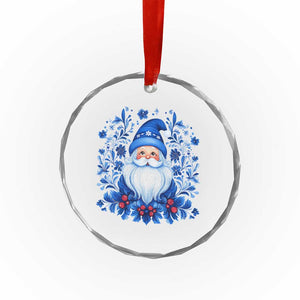Norwegian Xmas Scandinavian Yule Santa Folk Art Winter Solstice Crystal Glass Ornament TS11 Print Your Wear