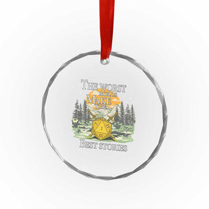 Not All Those Who Wander Are Lost Nevermind Crystal Glass Ornament Funny RPG Parody Gamer TS11 Print Your Wear