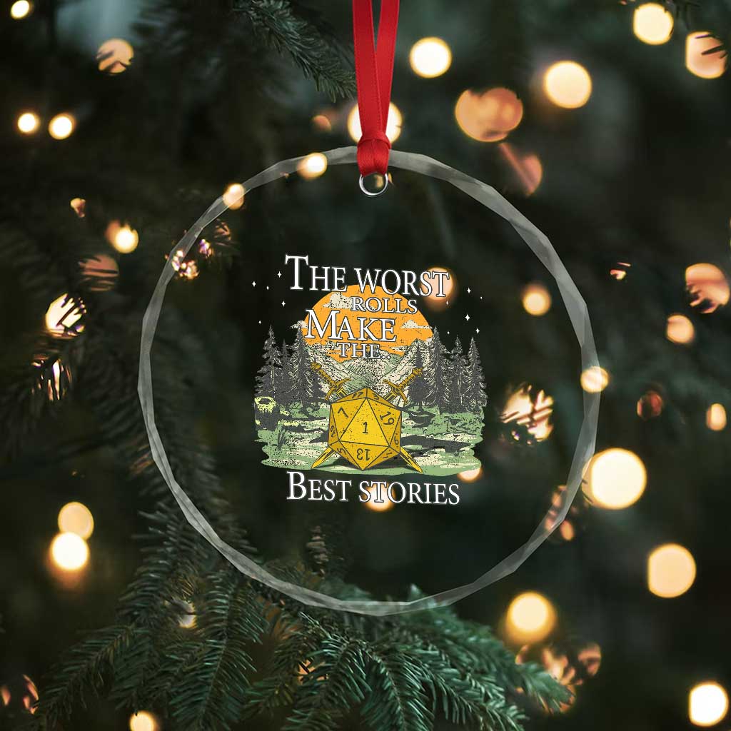 Not All Those Who Wander Are Lost Nevermind Crystal Glass Ornament Funny RPG Parody Gamer TS11 Print Your Wear