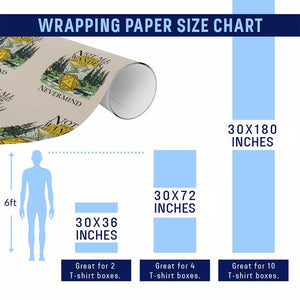 Not All Those Who Wander Are Lost RPG Gamers Wrapping Paper Roll Funny Dice Nevermind Adventurers TS02 Print Your Wear