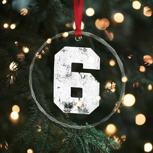 Number 6 Crystal Glass Ornament Matching 67 Meme 6th Birthday 6 Years TS10 Print Your Wear
