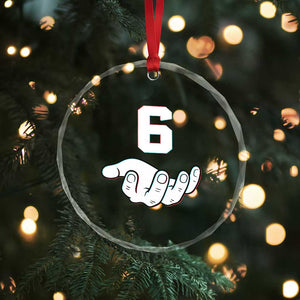 Number 6 Crystal Glass Ornament Matching 67 Meme Costume 6th Birthday 6 Years TS10 Print Your Wear