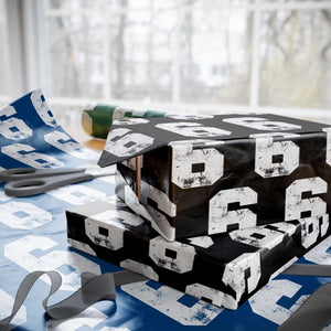 Number 6 Wrapping Paper Roll Matching 67 Meme 6th Birthday 6 Years TS10 Black Print Your Wear