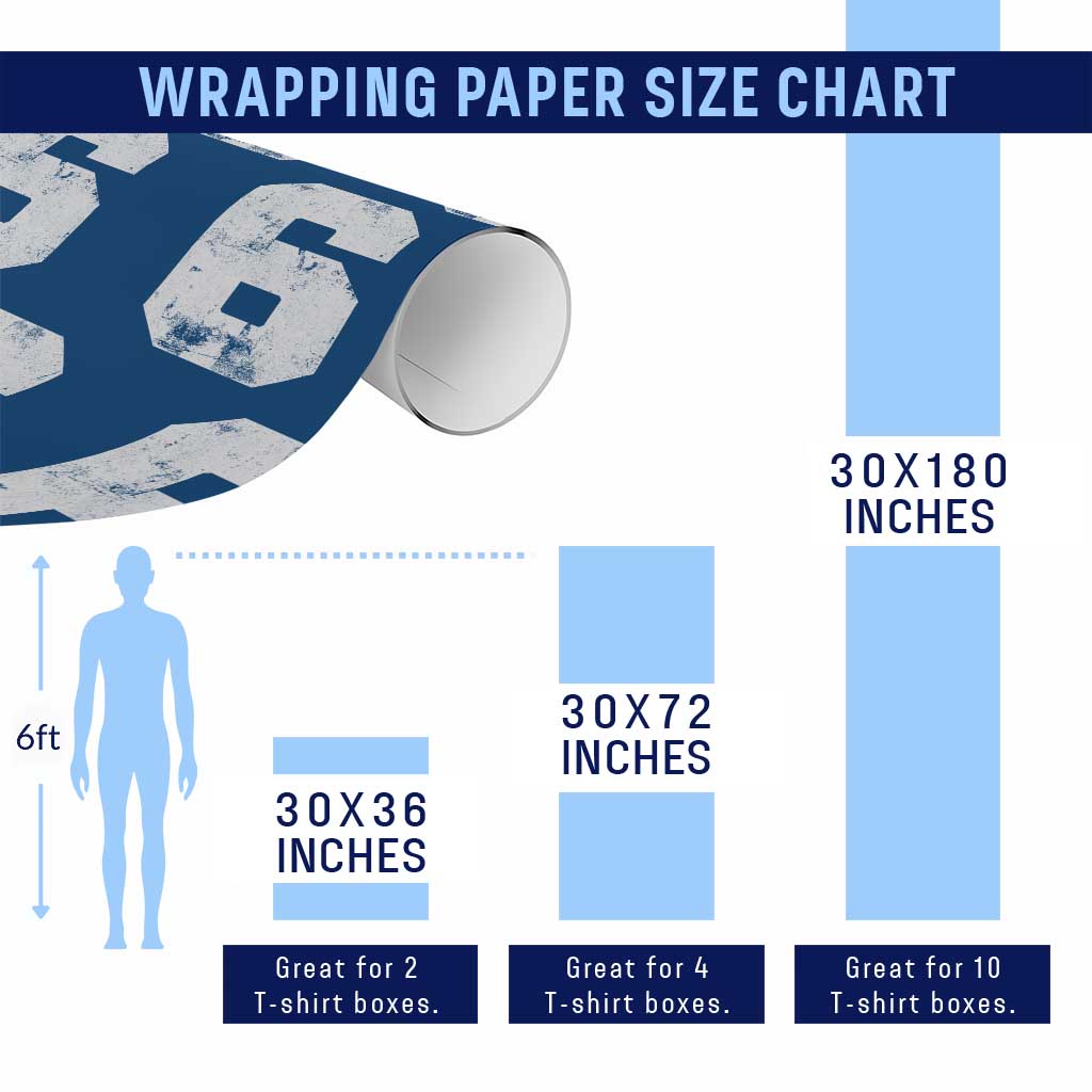 Number 6 Wrapping Paper Roll Matching 67 Meme 6th Birthday 6 Years TS10 Print Your Wear