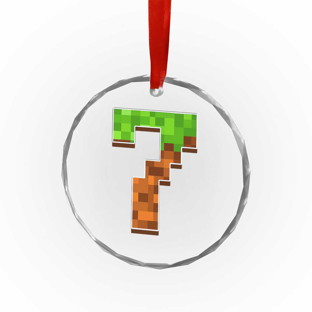 Number 7 Crystal Glass Ornament Game Matching 67 Meme Costume 7th Birthday 7 Years TS10 Print Your Wear