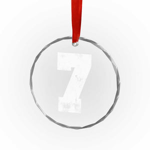 Number 7 Crystal Glass Ornament Matching 67 Meme 7th Birthday 7 Years TS10 Print Your Wear