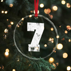 Number 7 Crystal Glass Ornament Matching 67 Meme 7th Birthday 7 Years TS10 Print Your Wear