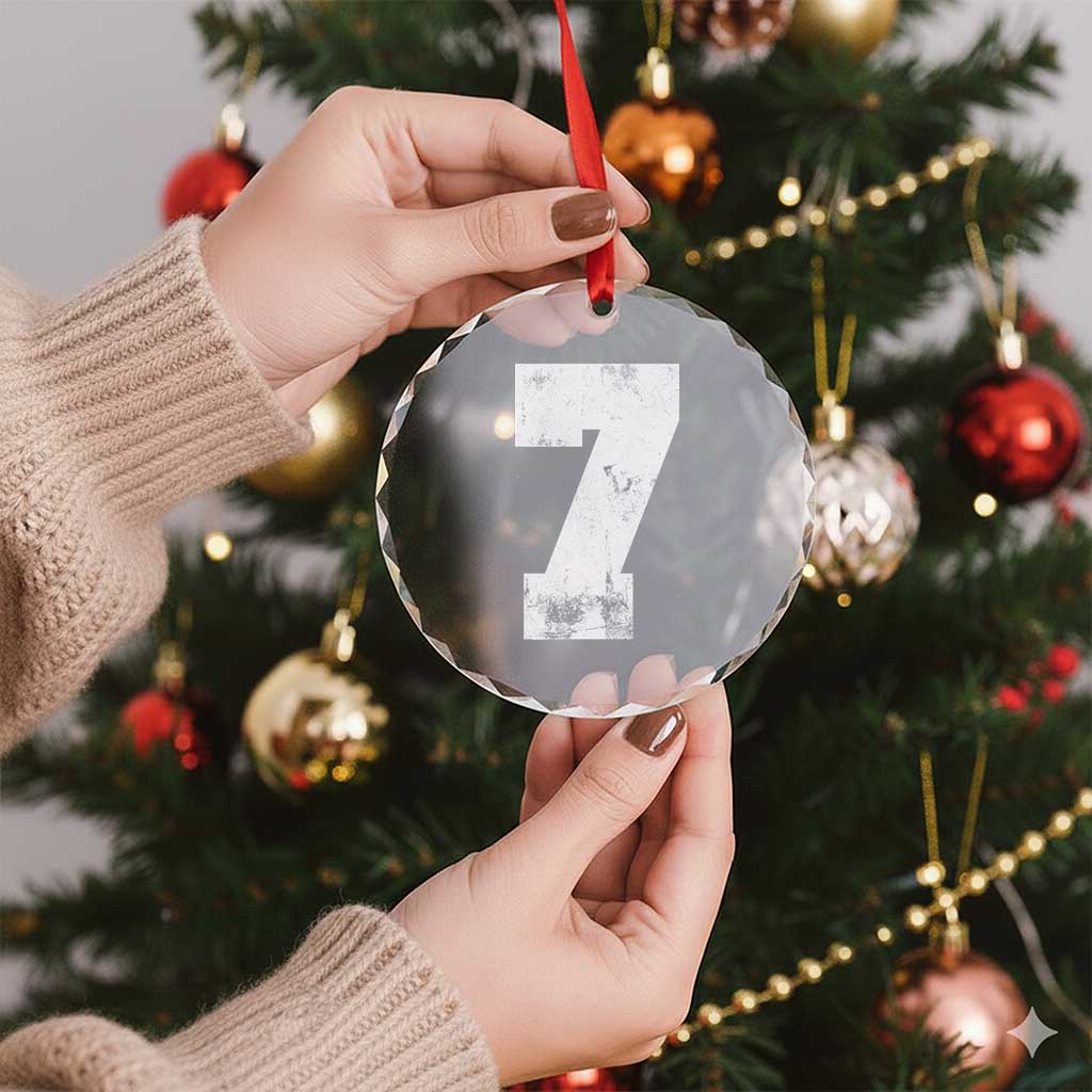Number 7 Crystal Glass Ornament Matching 67 Meme 7th Birthday 7 Years TS10 Print Your Wear