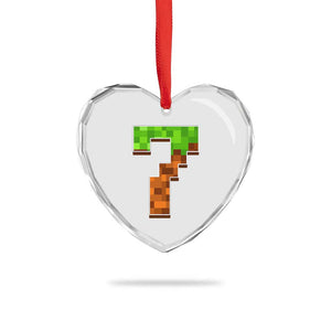 Number 7 Heart Crystal Glass Ornament Game Matching 67 Meme Costume 7th Birthday 7 Years TS10 Print Your Wear