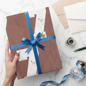 Number 7 Wrapping Paper Roll Matching 67 Meme 7th Birthday 7 Years TS10 Mocha Print Your Wear