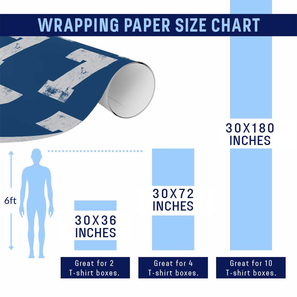 Number 7 Wrapping Paper Roll Matching 67 Meme 7th Birthday 7 Years TS10 Print Your Wear
