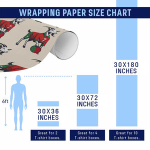 Number Seven Soccer GOAT Siuuuu Celebration Wrapping Paper Roll TS12 Print Your Wear