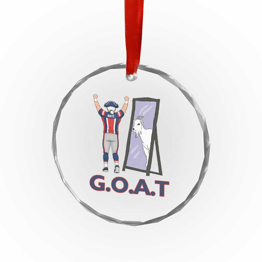 Number Ten Mirror Goat Crystal Glass Ornament Football Lover Gift TS12 Print Your Wear