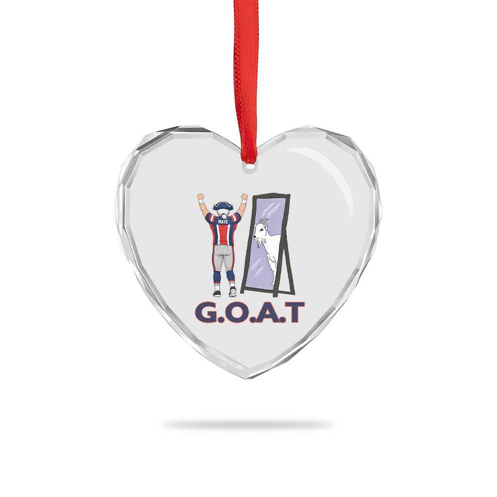 Number Ten Mirror Goat Heart Crystal Glass Ornament Football Lover Gift TS12 Print Your Wear