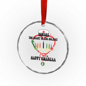 Nurses The Heart Of The Holiday Crystal Glass Ornament Kwanzaa Celebration Gift TS12 Print Your Wear