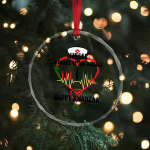 Nurses The Heart Of The Holiday Crystal Glass Ornament Kwanzaa Celebration Gift TS12 Print Your Wear