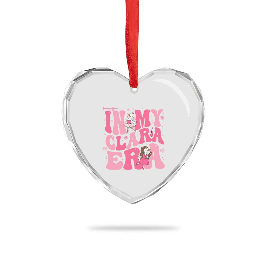 Nutcracker Goose Ballet Heart Crystal Glass Ornament In My Clara Era TS14 Print Your Wear