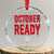 October Ready Crystal Glass Ornament Philadelphia Playoff Baseball Gift Halloween Costume TS10 Transparent Glass 3'' Circle Print Your Wear
