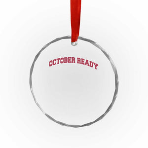 October Ready Crystal Glass Ornament Vintage Sports Philadelphia Playoff Baseball Fan TS10 Print Your Wear