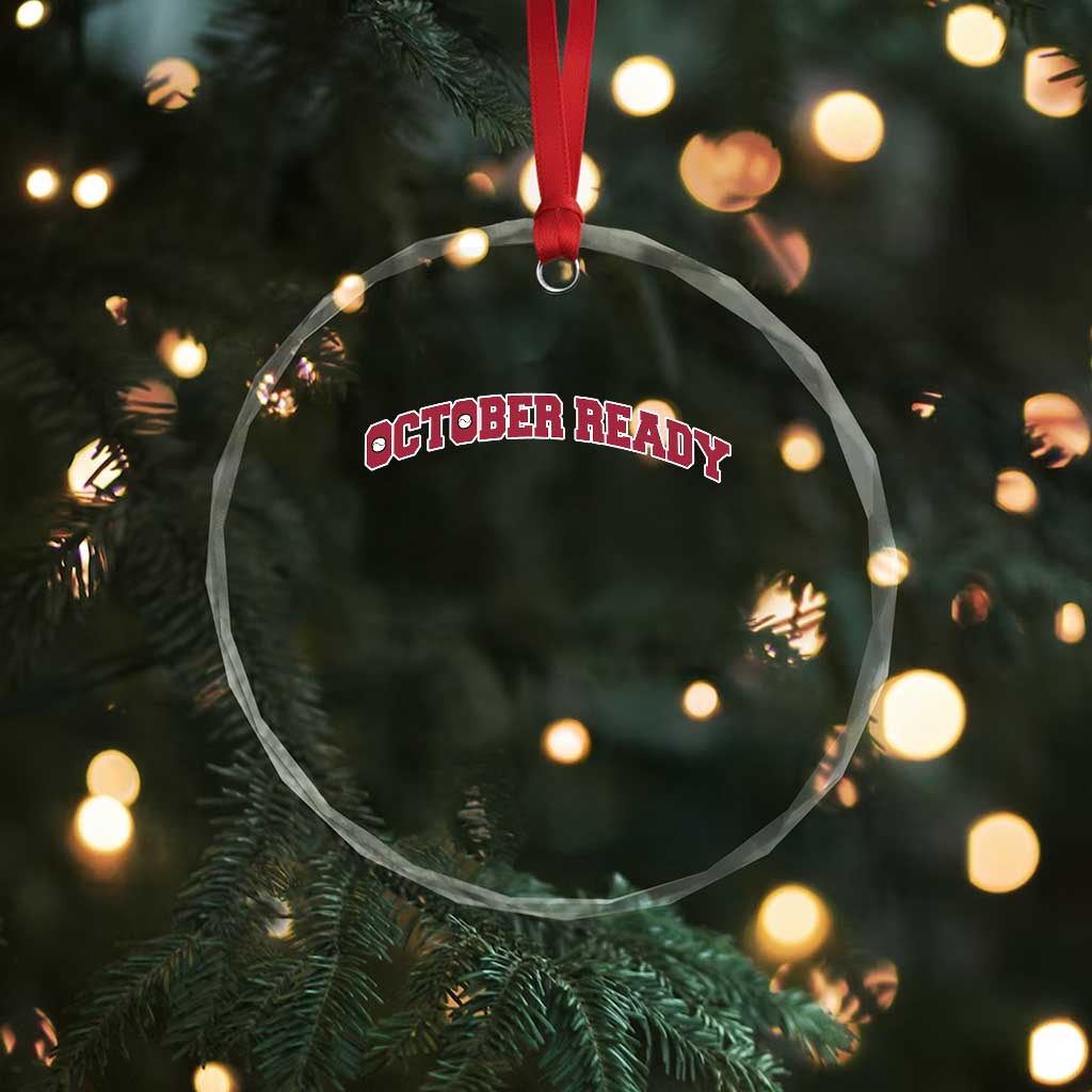 October Ready Crystal Glass Ornament Vintage Sports Philadelphia Playoff Baseball Fan TS10 Print Your Wear
