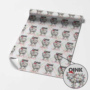 Oink The Halls Wrapping Paper Roll Funny Christmas Pig Lover Gift TS12 Christmas Plaid Print Your Wear
