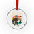Oktoberfest Bigfoot Alien Beer Crystal Glass Ornament Retro German Sasquatch Beer TS10 Transparent Glass 3'' Circle Print Your Wear