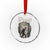 Oktoberfest Bigfoot Crystal Glass Ornament Vintage Forest Sasquatch Drinking Prost TS10 Transparent Glass 3'' Circle Print Your Wear