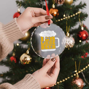 Oktoberfest Drinking Crystal Glass Ornament Ich Liebe Bier Octoberfest German TS10 Print Your Wear
